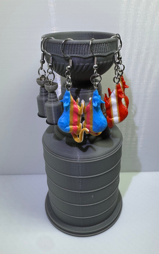 Stanley Cup Earring/Puck Holder